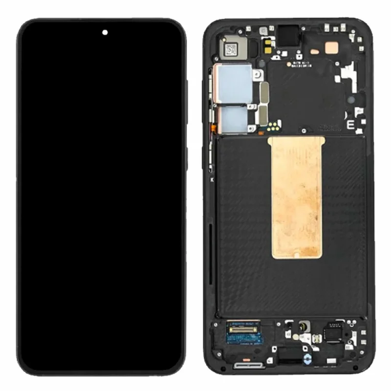 For Samsung Galaxy S23+ SM-S916 6.6 inch OEM Grade S AMOLED Screen and Digitizer Assembly + Frame (Without Logo) - Black-Cellmalls