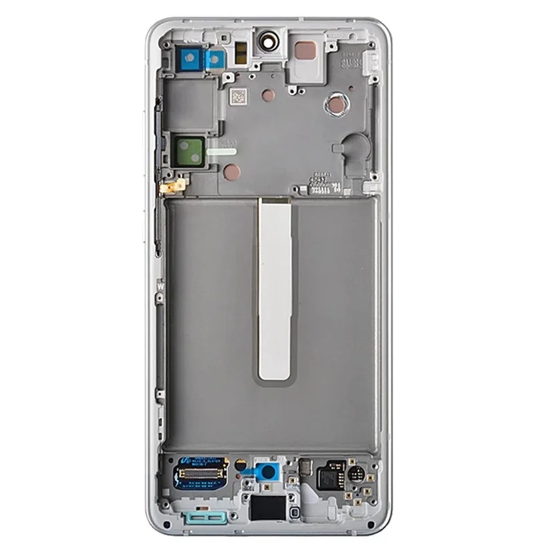 For Samsung Galaxy S21 FE 5G Grade B AMOLED Screen and Digitizer Assembly + Frame (without Logo) - White-Cellmalls