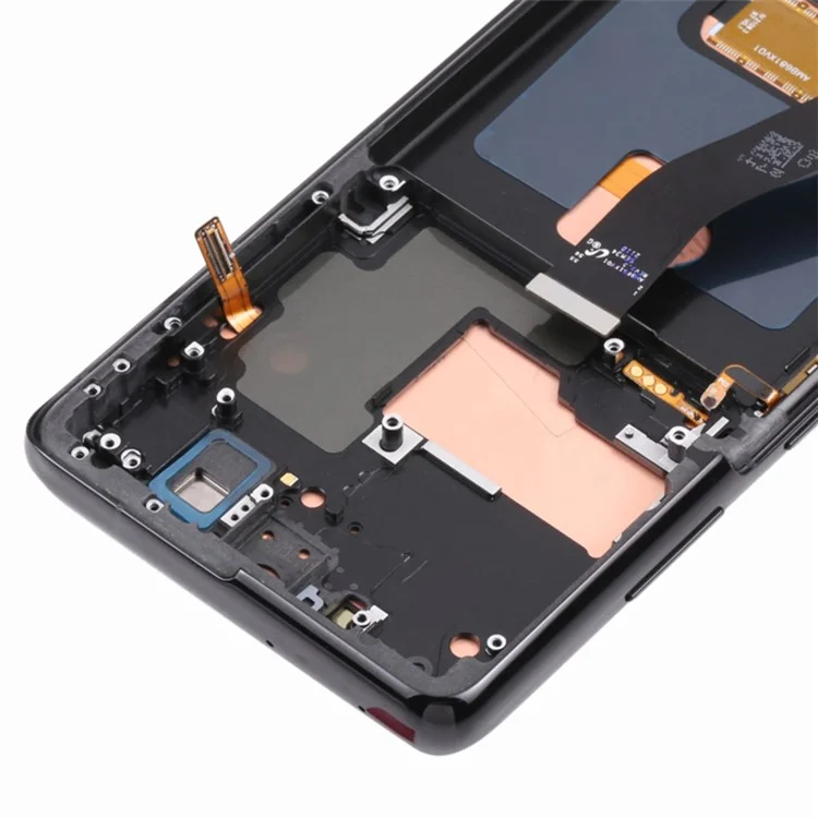 For Samsung Galaxy S21 Ultra 5G G998B OEM Grade S AMOLED Screen and Digitizer Assembly + Frame Part (without Logo) - Black-Cellmalls