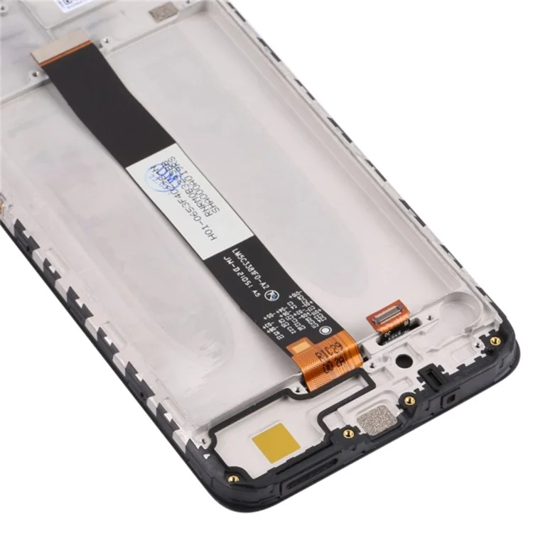 OEM LCD Screen and Digitizer Assembly + Frame Replacement Part (without Logo) for Xiaomi Redmi 9A / Redmi 9C - Black-Cellmalls