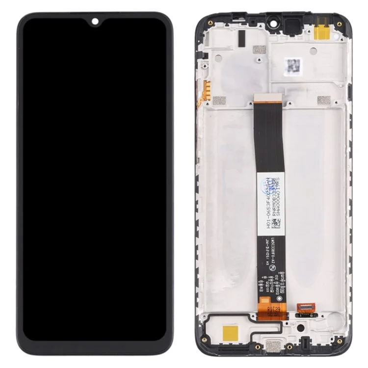 OEM LCD Screen and Digitizer Assembly + Frame Replacement Part (without Logo) for Xiaomi Redmi 9A / Redmi 9C - Black-Cellmalls