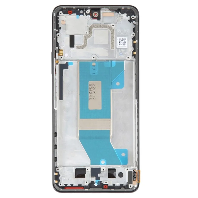 For Xiaomi Redmi K50 / Redmi K50 Pro OEM Grade S AMOLED Screen and Digitizer Assembly + Frame Part (without Logo) - Black-Cellmalls