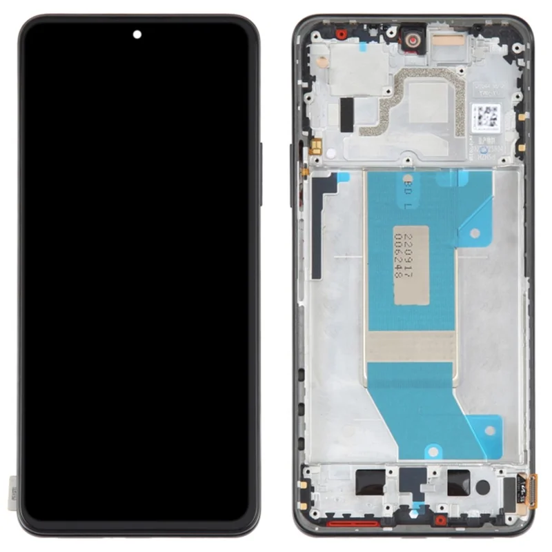 For Xiaomi Redmi K60E 5G OEM Grade S AMOLED Screen and Digitizer Assembly + Frame Part (without Logo) - Blue-Cellmalls