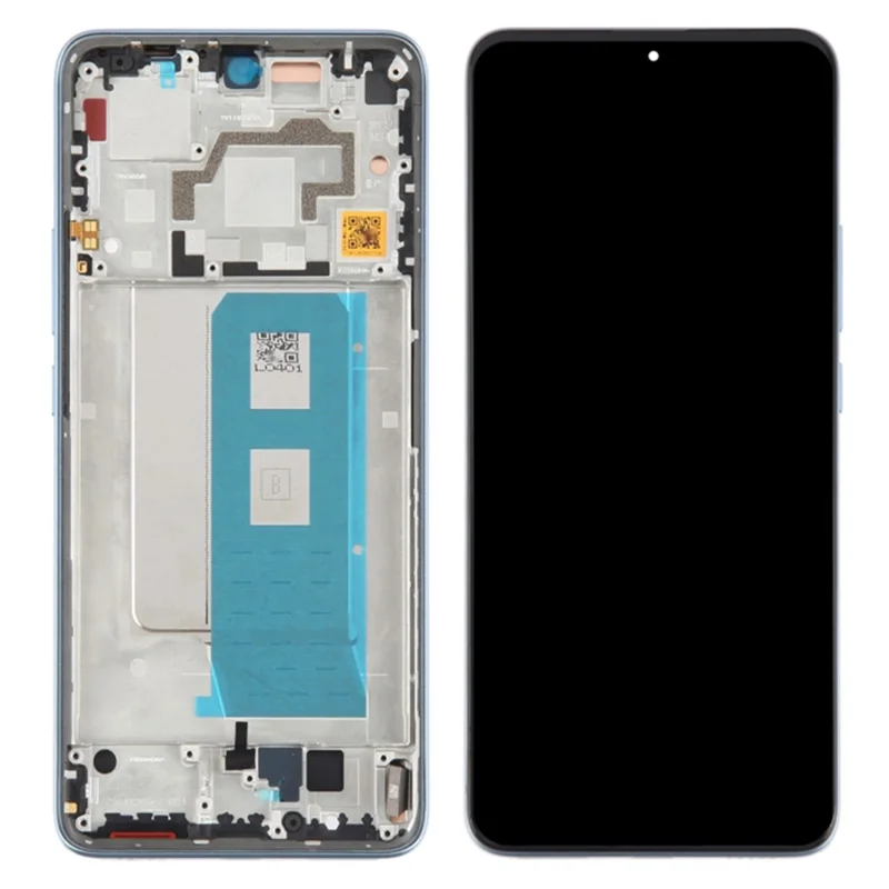For Xiaomi Redmi K60 5G / K60 Pro 5G OEM Grade S OLED Screen and Digitizer Assembly + Frame Part (Without Logo) - Black-Cellmalls
