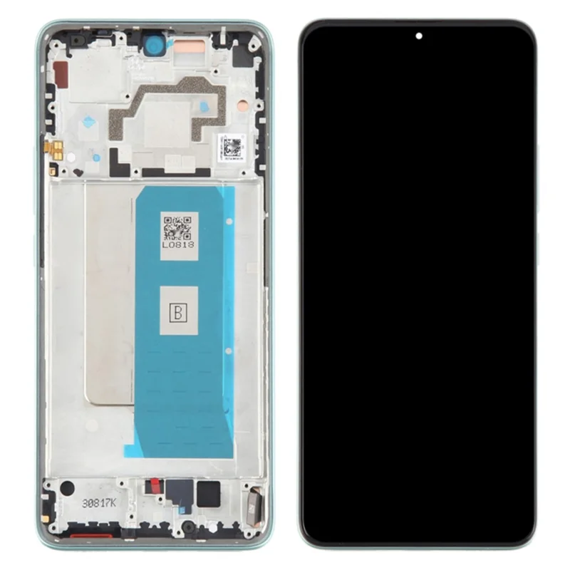 For Xiaomi Redmi K60 5G / K60 Pro 5G OEM Grade S OLED Screen and Digitizer Assembly + Frame Part (Without Logo) - Black-Cellmalls