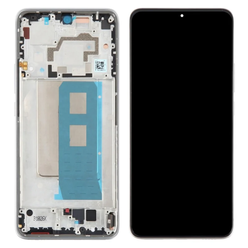 For Xiaomi Redmi K60 5G / K60 Pro 5G OEM Grade S OLED Screen and Digitizer Assembly + Frame Part (Without Logo) - Black-Cellmalls