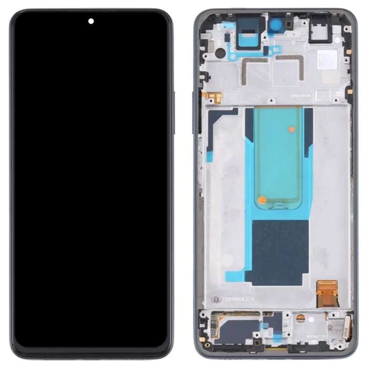For Xiaomi Redmi Note 11 Pro 5G (China) (MediaTek) / Note 11 Pro+ 5G / 11i 5G / 11i HyperCharge 5G OEM Grade S AMOLED Screen and Digitizer Assembly + Frame Part (without Logo) - Black-Cellmalls