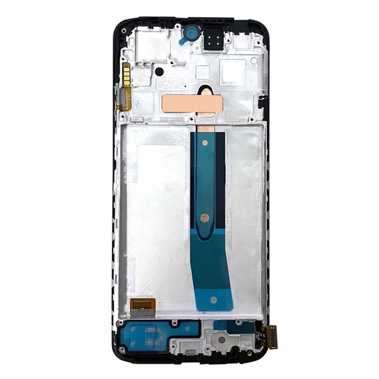 For Xiaomi Redmi Note 11S 4G Grade S OEM AMOLED Screen and Digitizer Assembly + Frame Part (without Logo)-Cellmalls