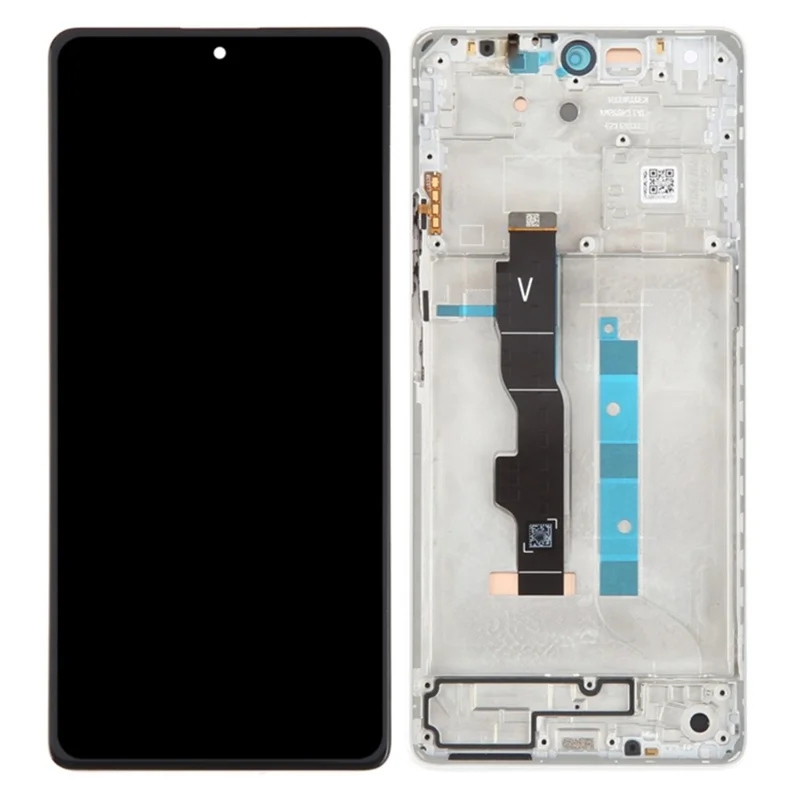 For Xiaomi Redmi Note 13 5G OEM Grade S AMOLED Screen and Digitizer Assembly + Frame Part (Without Logo) - Black-Cellmalls