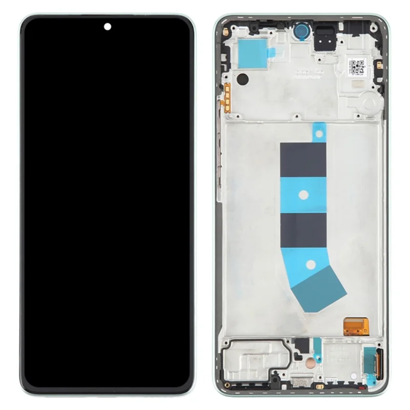 For Xiaomi Redmi Note 13 4G OEM Grade S AMOLED Screen and Digitizer Assembly + Frame (Without Logo) - Black-Cellmalls