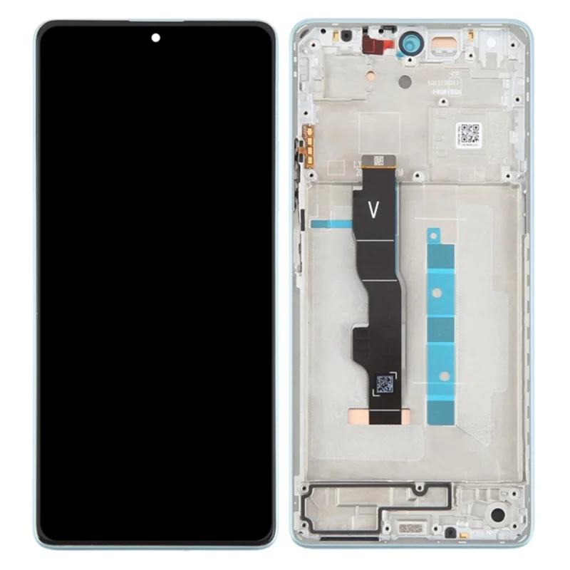For Xiaomi Redmi Note 13 5G OEM Grade S AMOLED Screen and Digitizer Assembly + Frame Part (Without Logo) - Black-Cellmalls