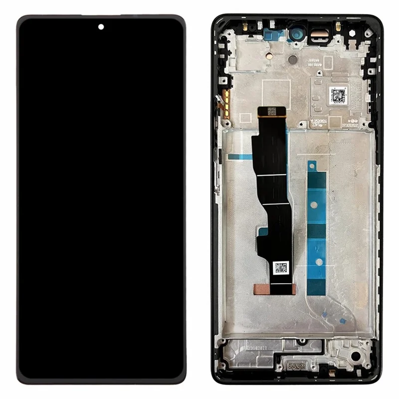 For Xiaomi Redmi Note 13 5G OEM Grade S AMOLED Screen and Digitizer Assembly + Frame Part (Without Logo) - Black-Cellmalls