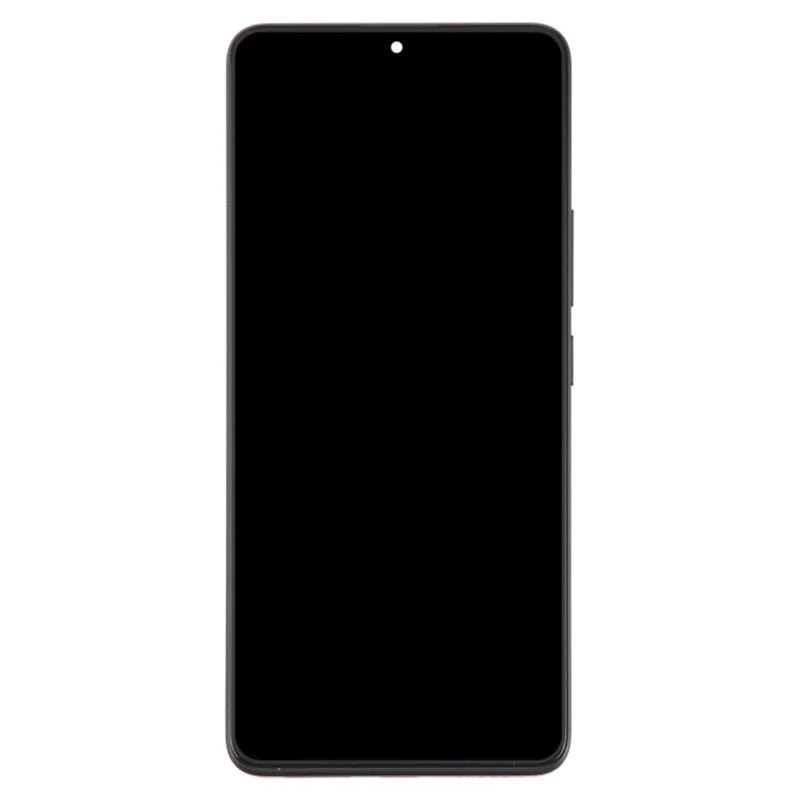 For Xiaomi Redmi Note 13 Pro 5G / Poco X6 5G OEM Grade S AMOLED Screen and Digitizer Assembly + Frame Part (Without Logo) - Black-Cellmalls
