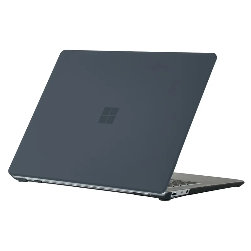 Matte Case For Microsoft Surface Laptop 5  /  4  /  3  /  2 13.5 (1769  /  1867  /  1958  /  1950) Hard PC Laptop Cover - Black-Cellmalls
