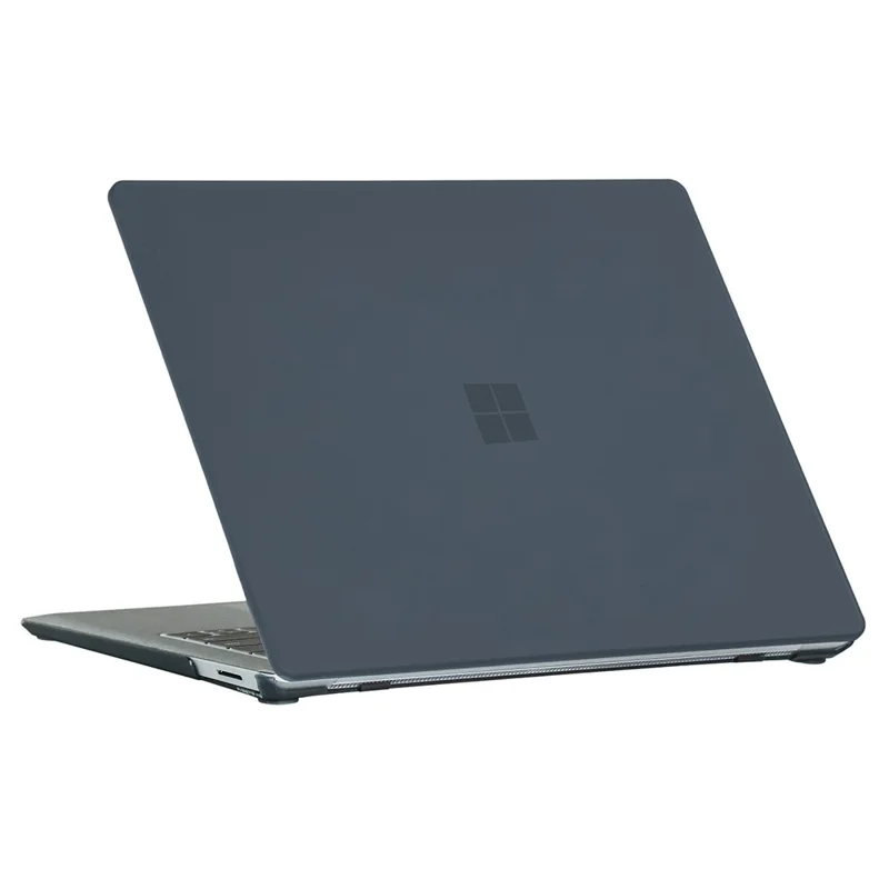 Matte Case For Microsoft Surface Laptop 5  /  4  /  3  /  2 13.5 (1769  /  1867  /  1958  /  1950) Hard PC Laptop Cover - Black-Cellmalls