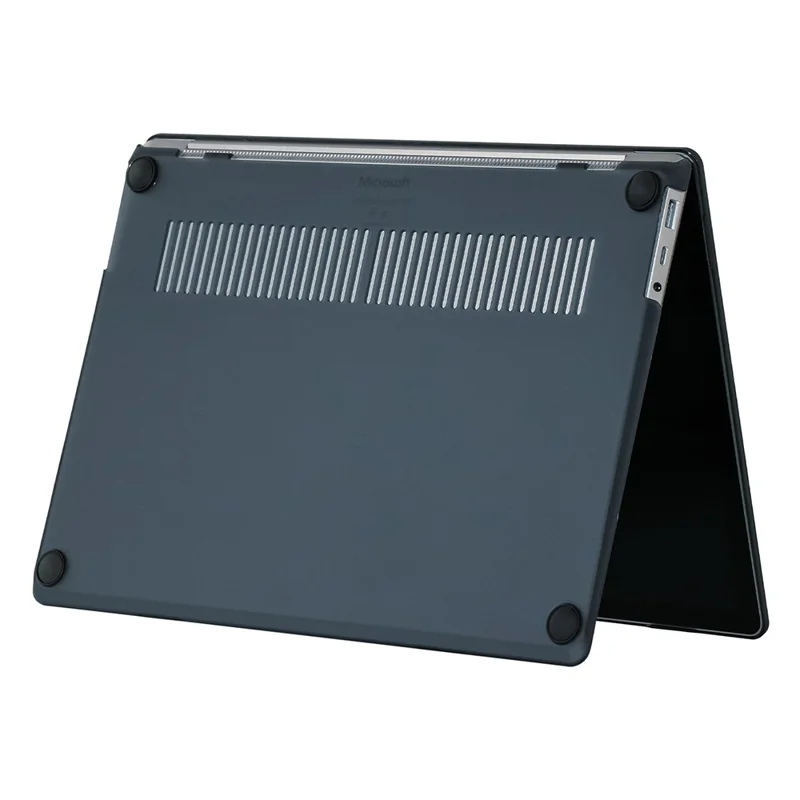 Matte Case For Microsoft Surface Laptop 5  /  4  /  3  /  2 13.5 (1769  /  1867  /  1958  /  1950) Hard PC Laptop Cover - Black-Cellmalls