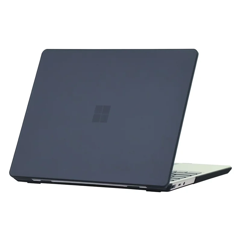 Matte Case For Microsoft Surface Laptop Go 3  /  2  /  1 12.4 inch (1943  /  2013) Hard PC Laptop Cover - Black-Cellmalls