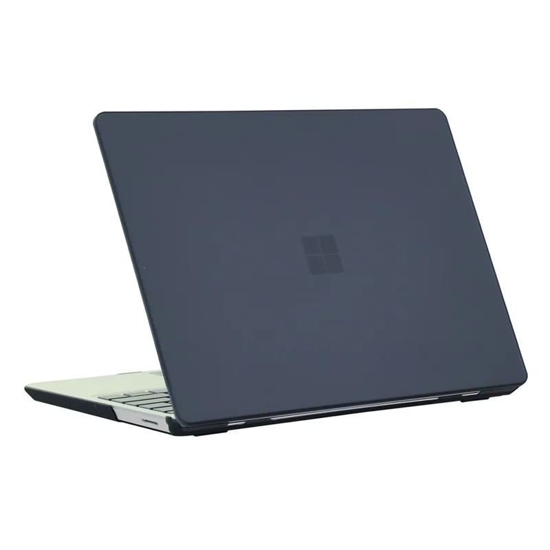 Matte Case For Microsoft Surface Laptop Go 3  /  2  /  1 12.4 inch (1943  /  2013) Hard PC Laptop Cover - Black-Cellmalls