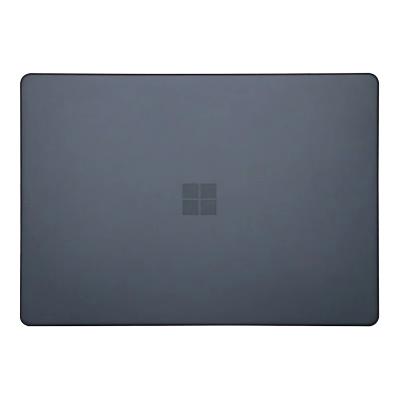Matte Case For Microsoft Surface Laptop Go 3  /  2  /  1 12.4 inch (1943  /  2013) Hard PC Laptop Cover - Black-Cellmalls