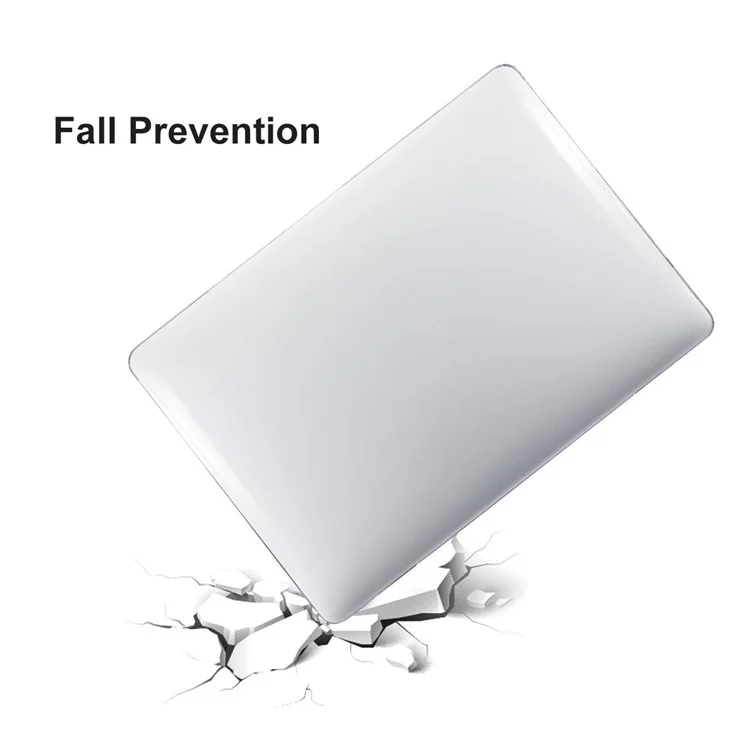 ENKAY HAT PRINCE for MacBook Pro 16 inch (2024) (2023) (2021) A2485 (US Version) Crystal PC Laptop Cover + Keyboard Film + Dust Plugs - White-Cellmalls