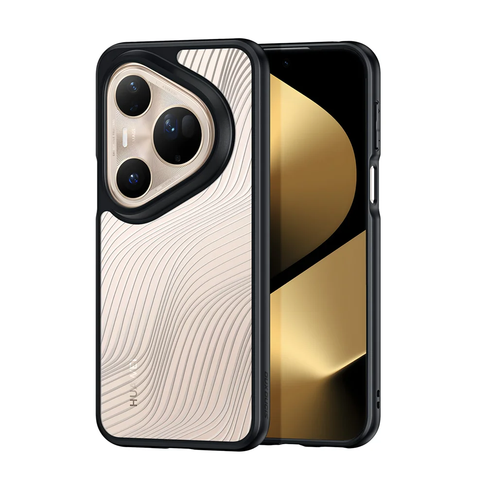 For Huawei Pura 80 Ultra Case DUX DUCIS Aimo Series TPU+PC Matte Drop-proof Phone Cover (REACH Certification) - Black-Cellmalls