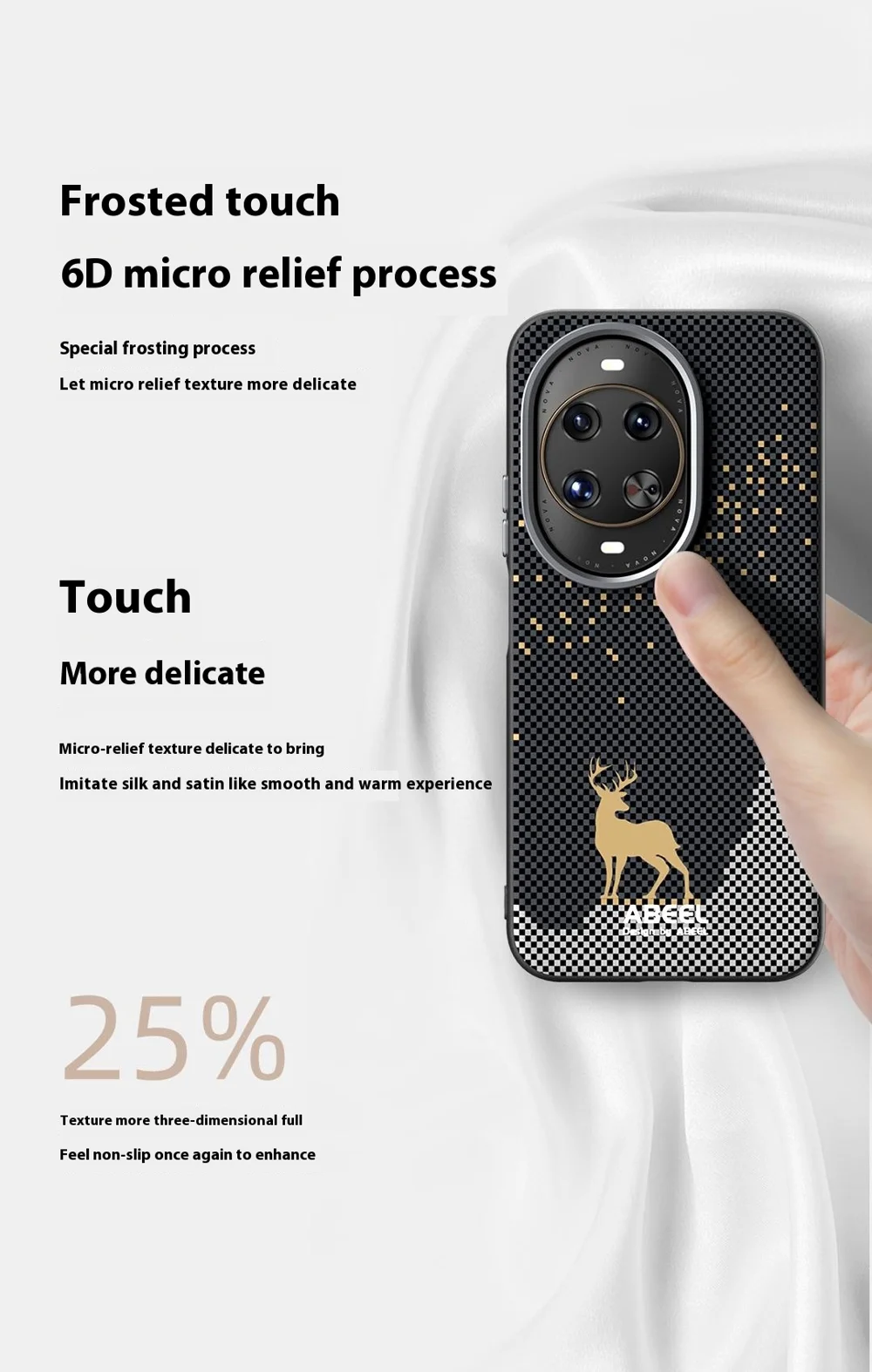 ABEEL For Huawei nova 14 Ultra 5G Case Compatible with MagSafe Ultra Slim PC TPU Phone Back Cover - The Great Wall-Cellmalls