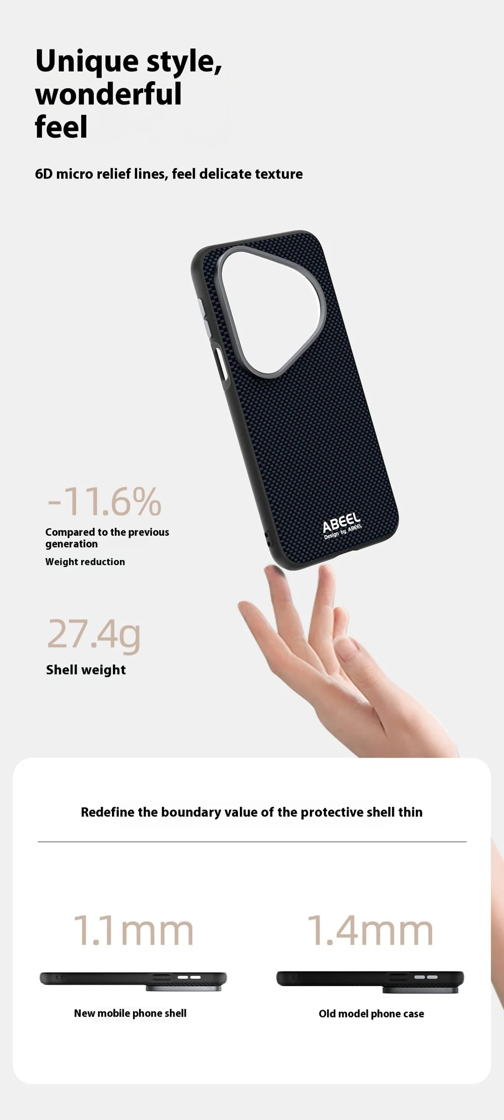 ABEEL For Huawei Pura 80 Ultra Case Compatible with MagSafe Printed PC TPU Aluminum Alloy Leather Phone Cover - Black-Cellmalls