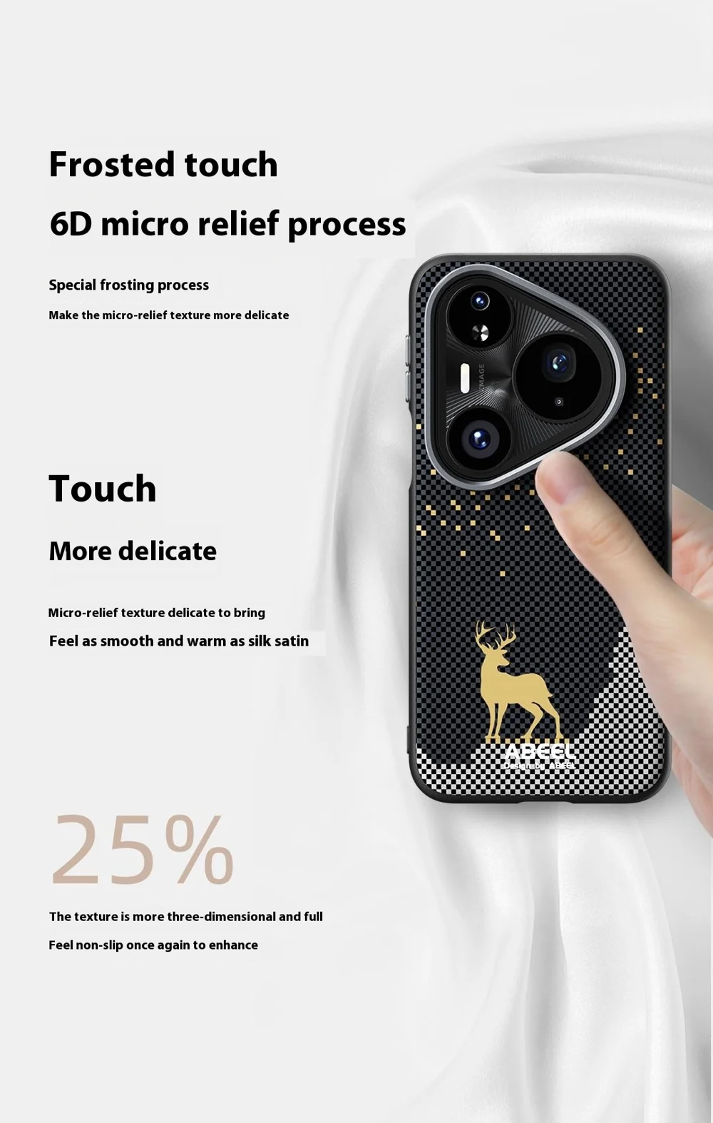 ABEEL For Huawei Pura 80 Ultra Case Compatible with MagSafe Ultra Slim PC TPU Phone Back Cover - Deer-Cellmalls