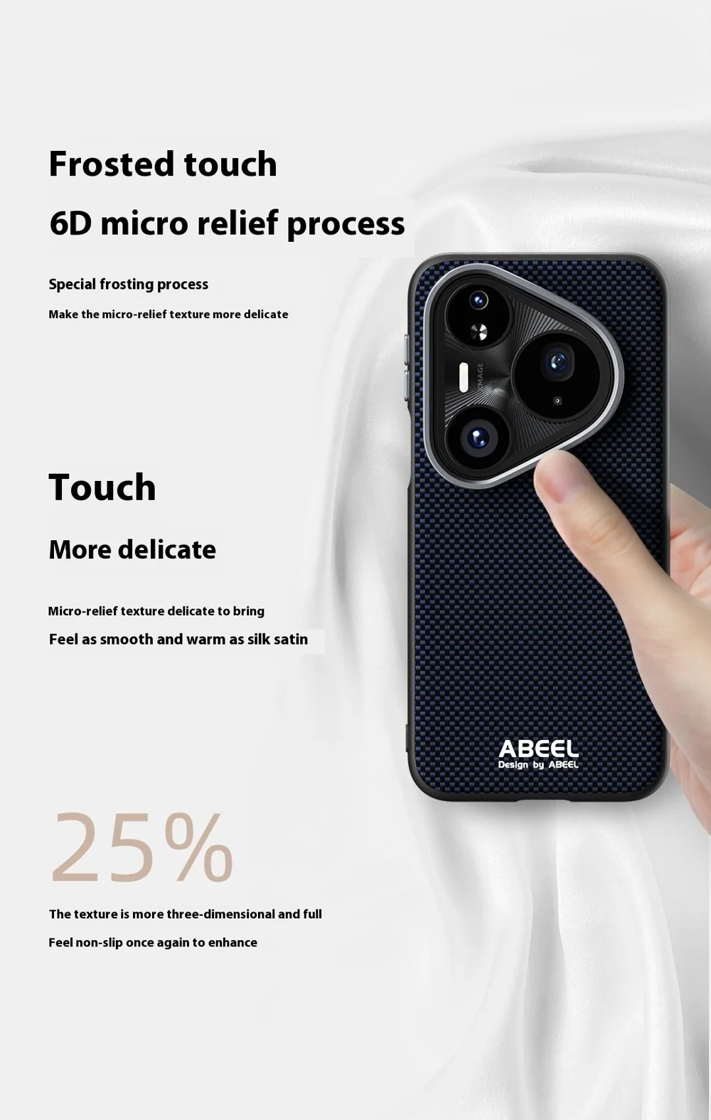 ABEEL For Huawei Pura 80 Pro+  /  80 Pro Case Compatible with MagSafe Printed PC TPU Aluminum Alloy Leather Phone Cover - Black-Cellmalls