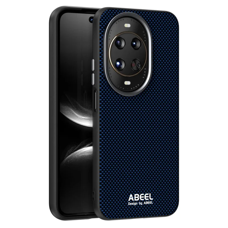 ABEEL For Huawei nova 14 Ultra 5G Case Compatible with MagSafe Printed PC TPU Aluminum Alloy Leather Phone Cover - Black-Cellmalls