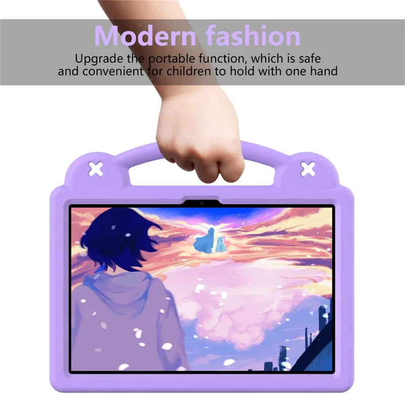 For Huawei MatePad SE 11 / Lenovo Tab M11 / Xiaoxin Pad 11 2024 / Xiaomi Redmi Pad SE Case EVA Tablet Cover - Purple-Cellmalls