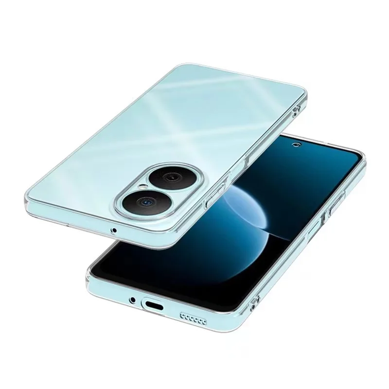 For Huawei Enjoy 80 Back Cover Ultra Thin Flexible TPU Clear Phone Case-Cellmalls
