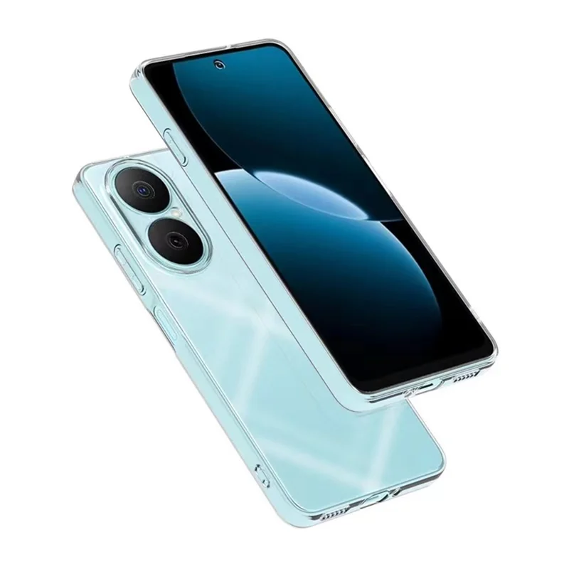 For Huawei Enjoy 80 Back Cover Ultra Thin Flexible TPU Clear Phone Case-Cellmalls