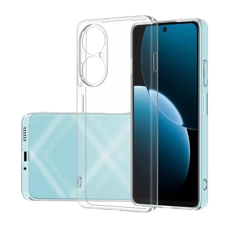 For Huawei Enjoy 80 Back Cover Ultra Thin Flexible TPU Clear Phone Case-Cellmalls