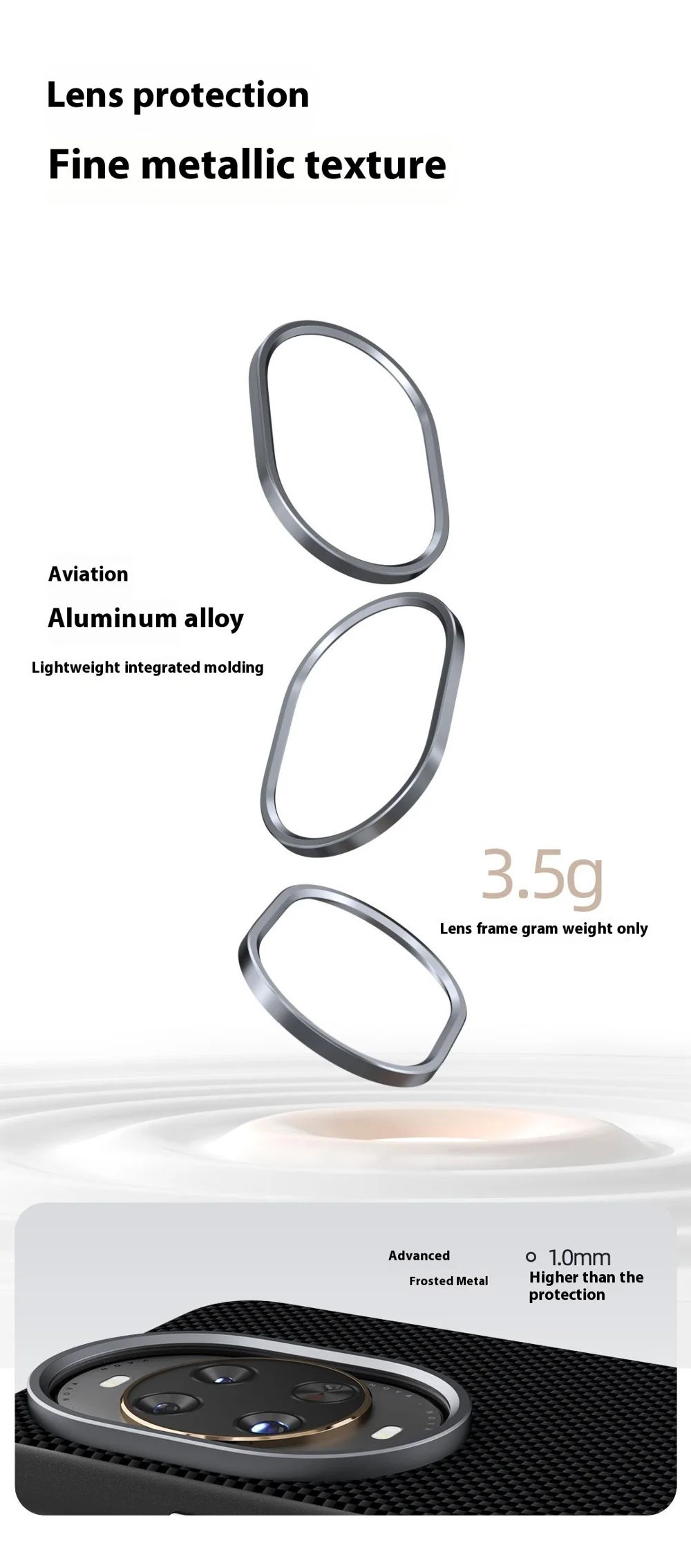 ABEEL For Huawei nova 14 Ultra 5G Case Compatible with MagSafe Printed PC TPU Aluminum Alloy Leather Phone Cover - Black-Cellmalls