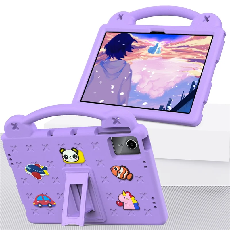 For Huawei MatePad SE 11 / Lenovo Tab M11 / Xiaoxin Pad 11 2024 / Xiaomi Redmi Pad SE Case EVA Tablet Cover - Purple-Cellmalls