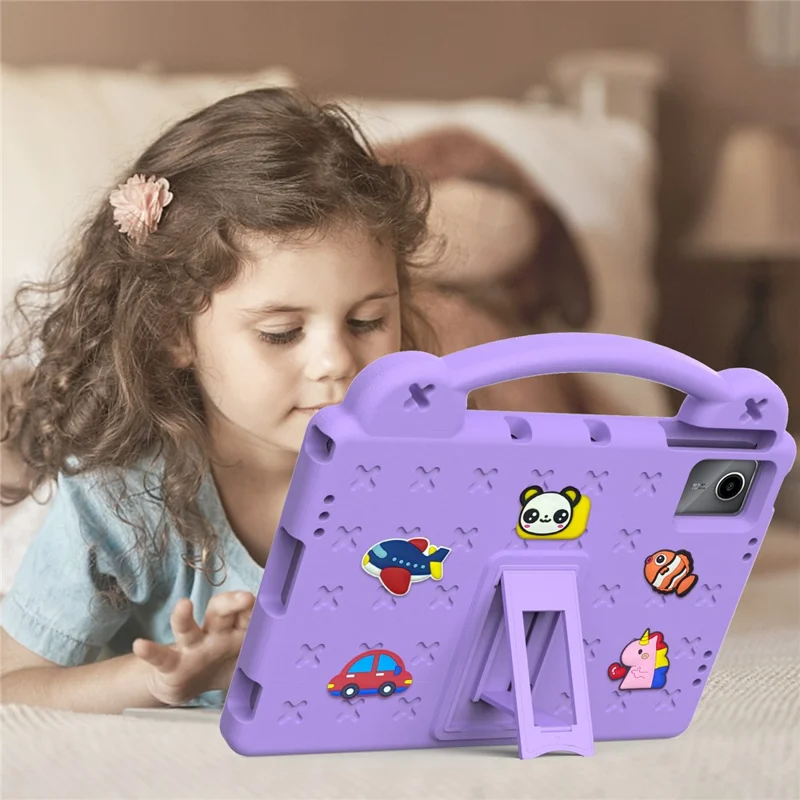 For Huawei MatePad SE 11 / Lenovo Tab M11 / Xiaoxin Pad 11 2024 / Xiaomi Redmi Pad SE Case EVA Tablet Cover - Purple-Cellmalls