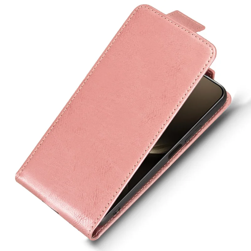For Huawei nova 14 Pro 5G Stand Case Magnetic Clasp Vertical Flip Leather Phone Cover with Card Holder - Rose Gold-Cellmalls
