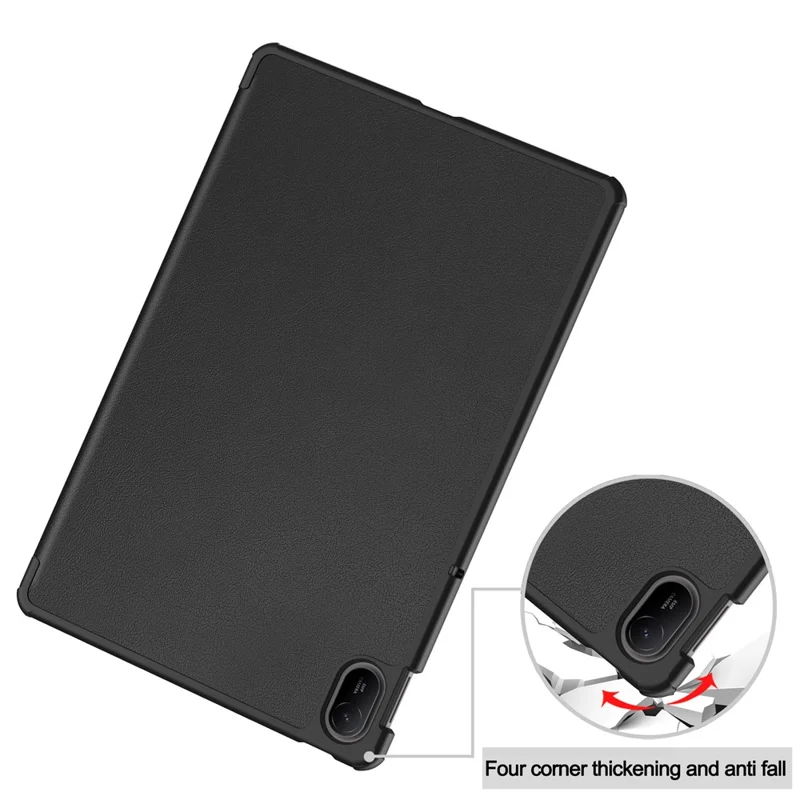 For Huawei MatePad SE 11 Stand Case Shockproof Leather Tablet Cover - Black-Cellmalls