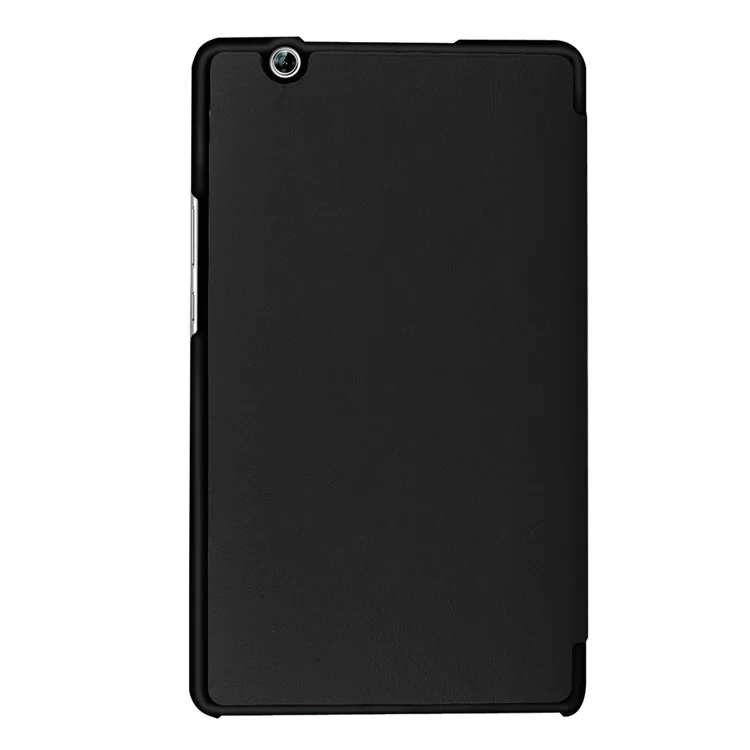 Tri-fold Stand Leather Case for Huawei MediaPad M3 8.4 - Black-Cellmalls