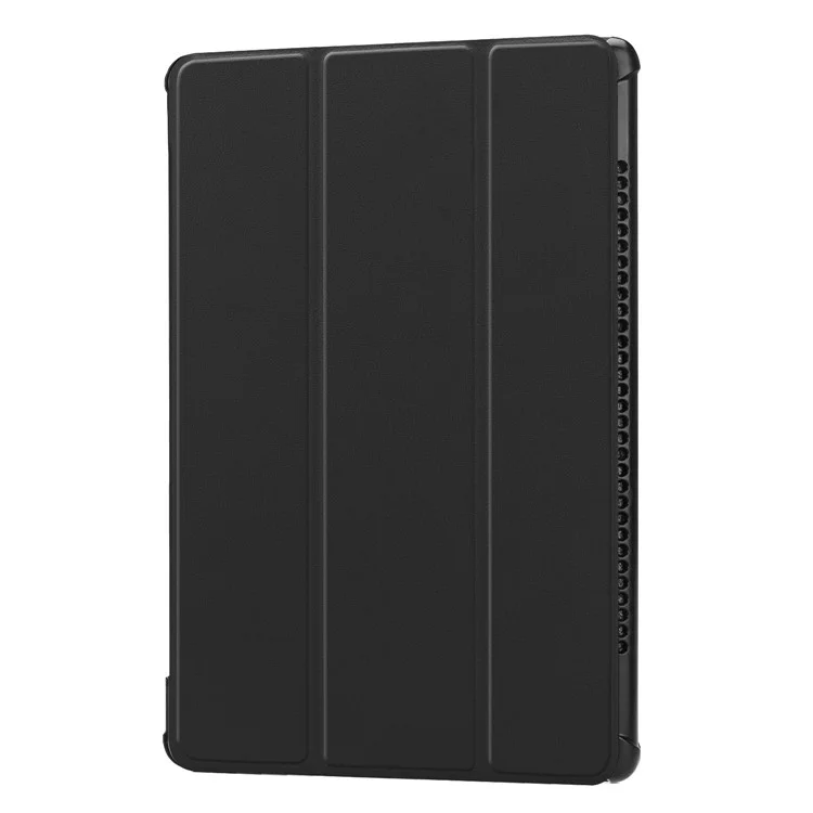 Stable Tri-fold Stand Leather Case with Stand for Huawei MediaPad M5 10 / M5 10 (Pro) - Black-Cellmalls
