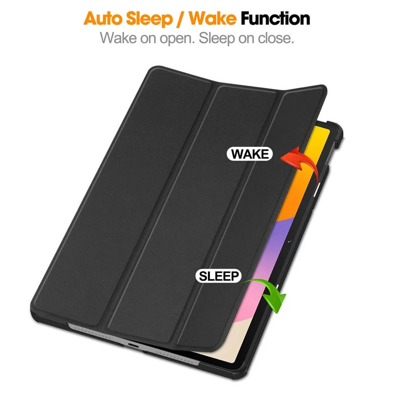 For Huawei MatePad SE 11 Stand Case Shockproof Leather Tablet Cover - Black-Cellmalls