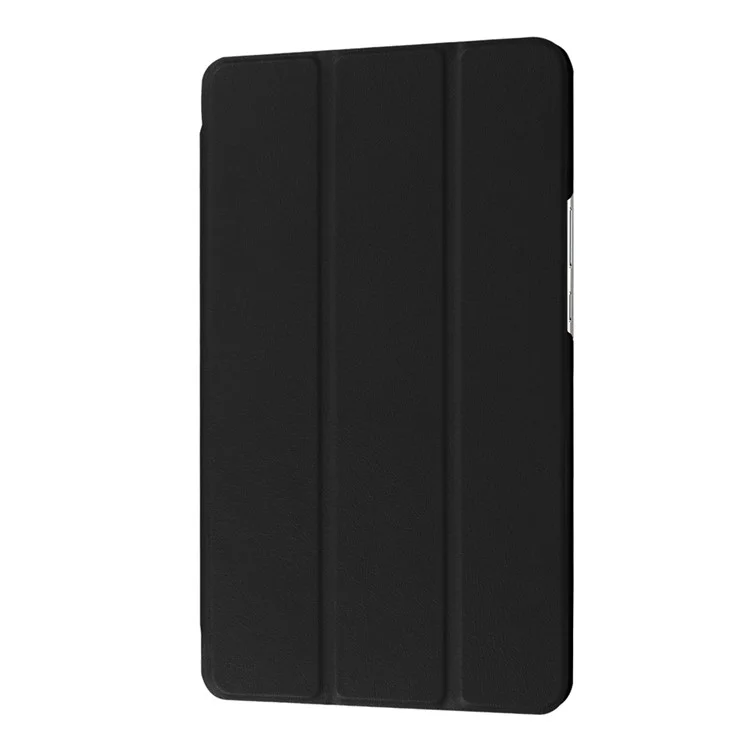 Tri-fold Stand Leather Case for Huawei MediaPad M3 8.4 - Black-Cellmalls