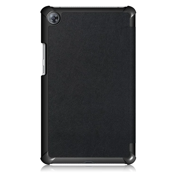 Tri-fold Stand Leather Tablet Smart Case for Huawei MediaPad M5 8 - Black-Cellmalls