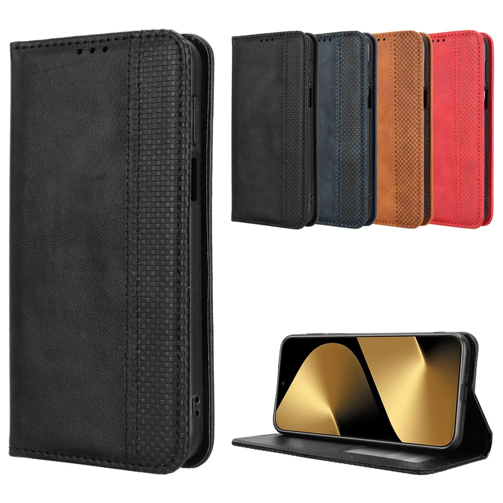 For Huawei Pura 80 Ultra Leather Case Wallet Stand Retro Texture Phone Cover - Black-Cellmalls