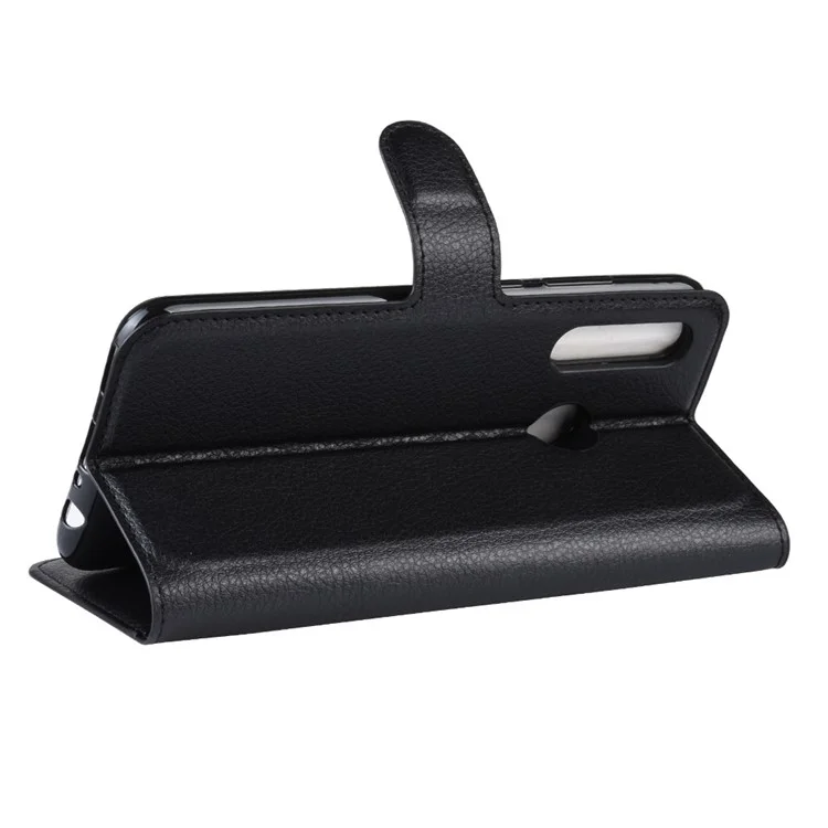 Litchi Skin Wallet Leather Stand Case for Huawei P Smart Plus 2019 / Enjoy 9s /  Maimang 8 - Black-Cellmalls