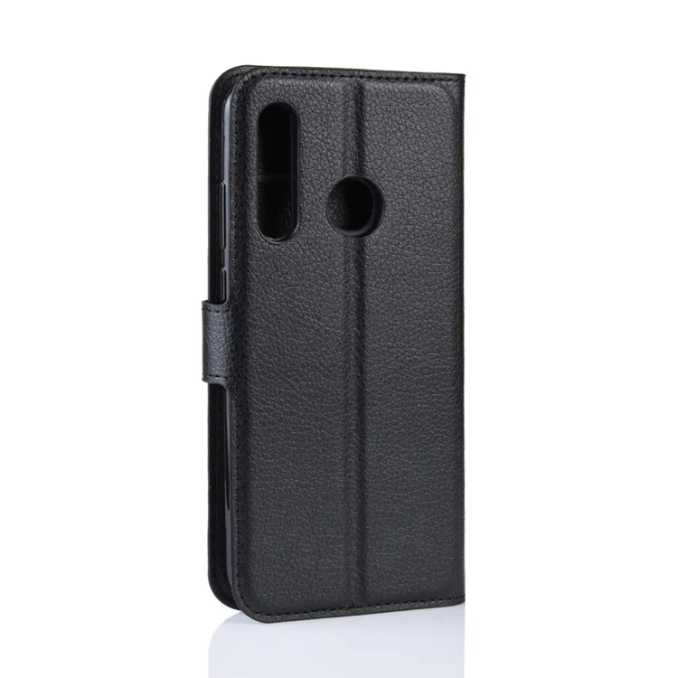 Litchi Skin Wallet Leather Stand Case for Huawei P Smart Plus 2019 / Enjoy 9s /  Maimang 8 - Black-Cellmalls