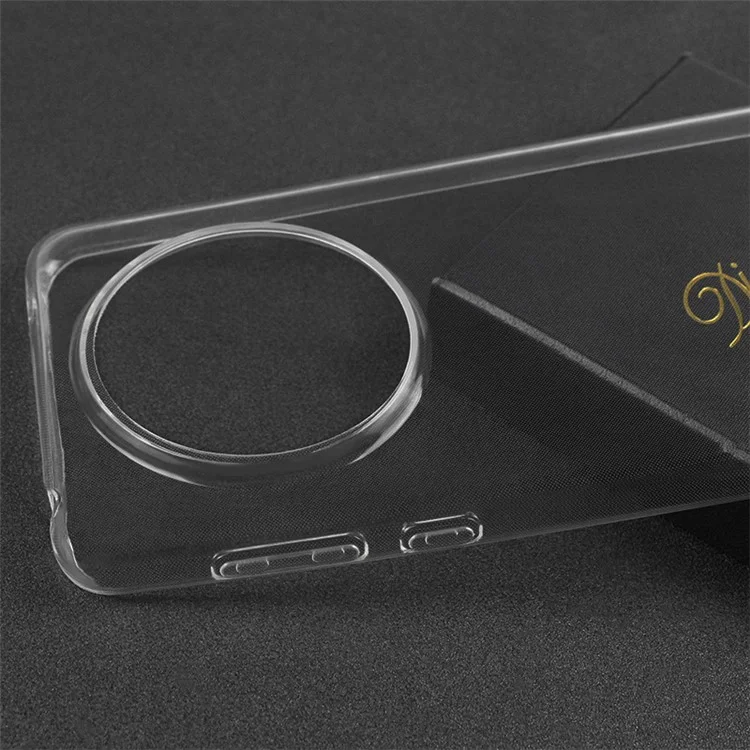 For Huawei Mate 60 Pro Super Thin TPU Phone Shell Transparent Phone Case Cover (Big Rear Lens Hole)-Cellmalls