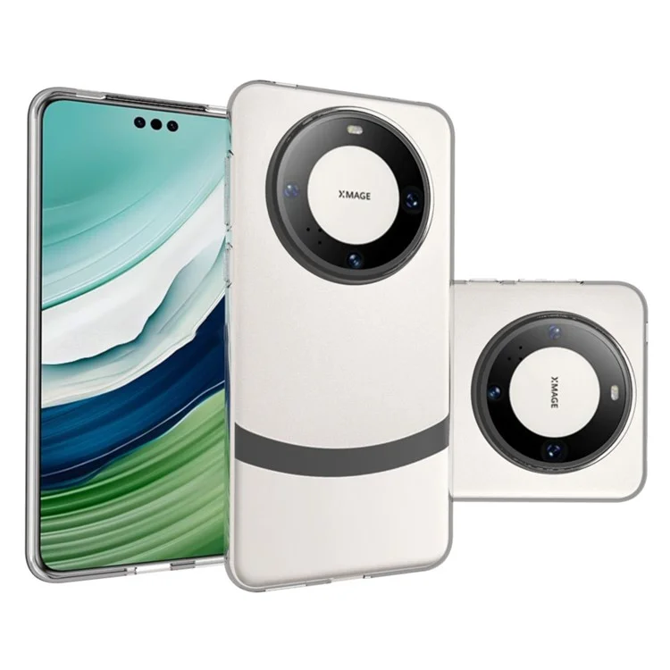 TPU Phone Protector for Huawei Mate 60 Pro+ Case Transparent Phone Shell (Big Rear Lens Hole)-Cellmalls