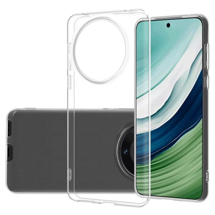 TPU Phone Case for Huawei Mate 60 , Super Thin Transparent Smartphone Cover (Big Rear Lens Hole)-Cellmalls